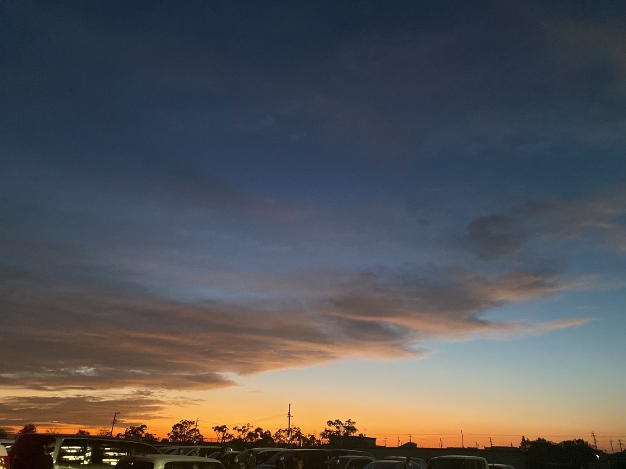 今日の夕日～🥺