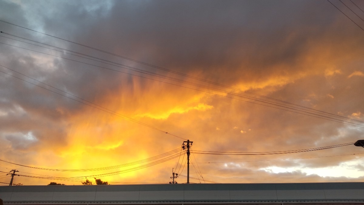 今日の朝焼け🌄