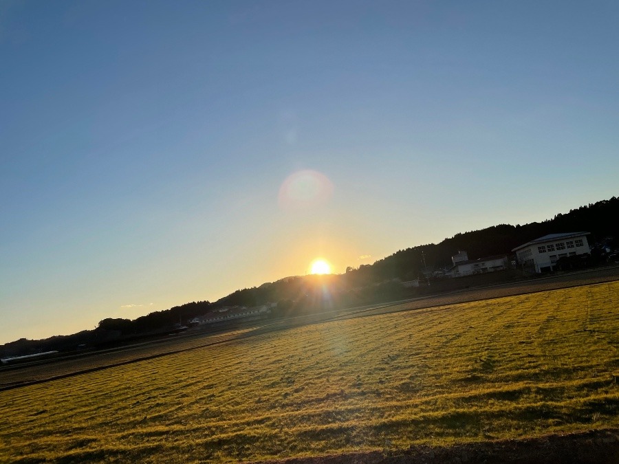 大晦日の夕焼け