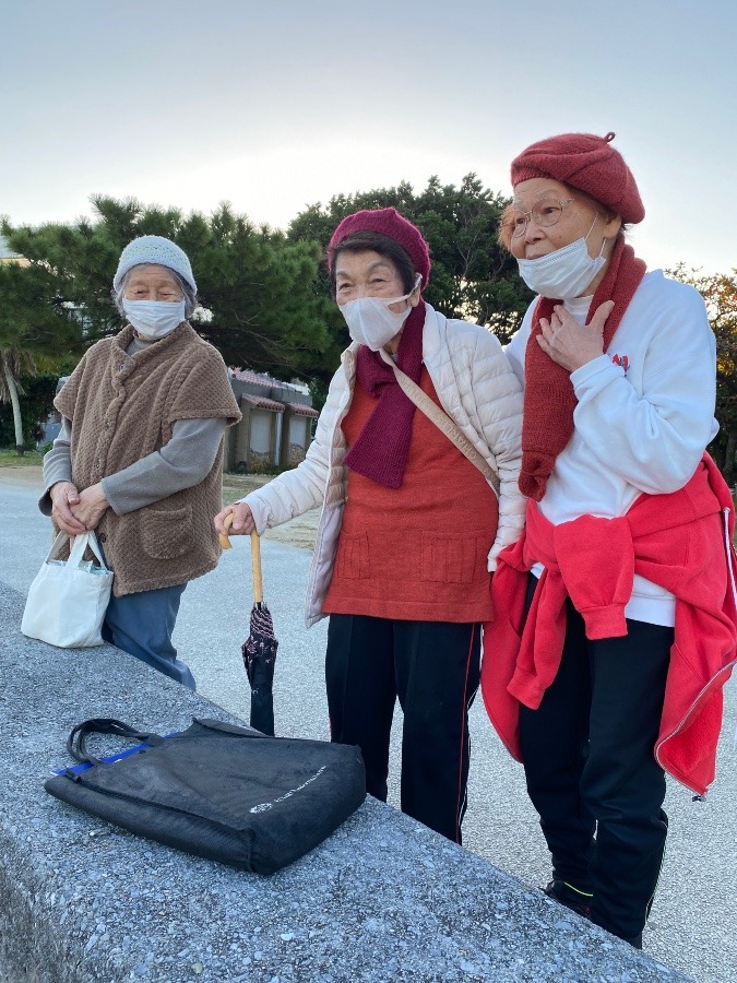 沖縄の元気なおばぁ3人組❤️