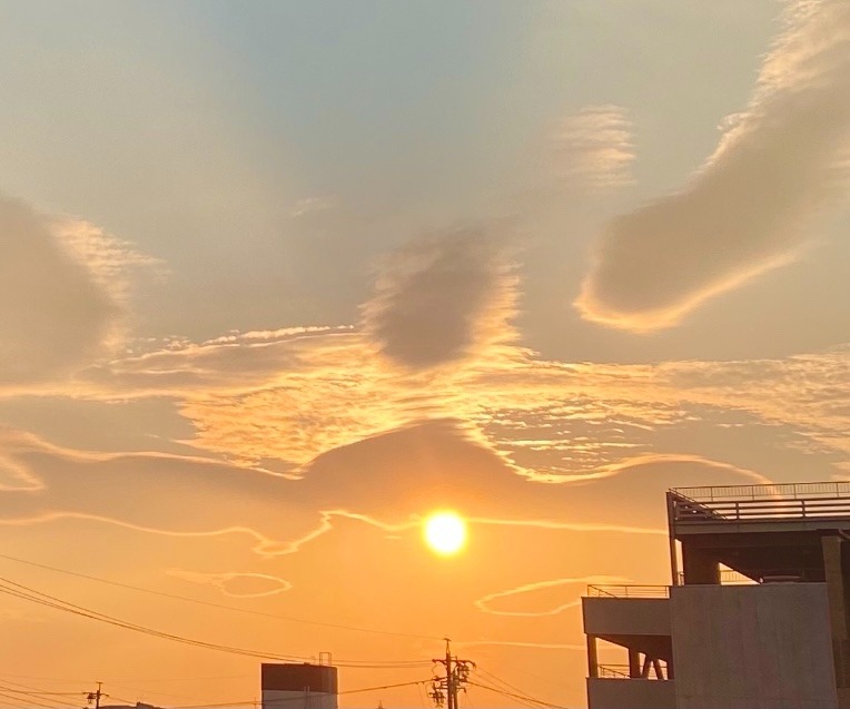 ため息な夕日