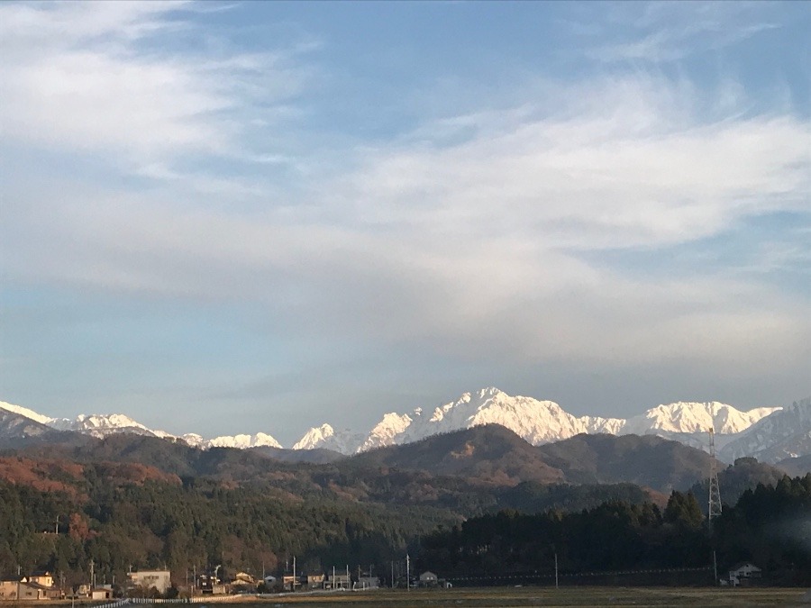 夕方の❄️剱岳✨