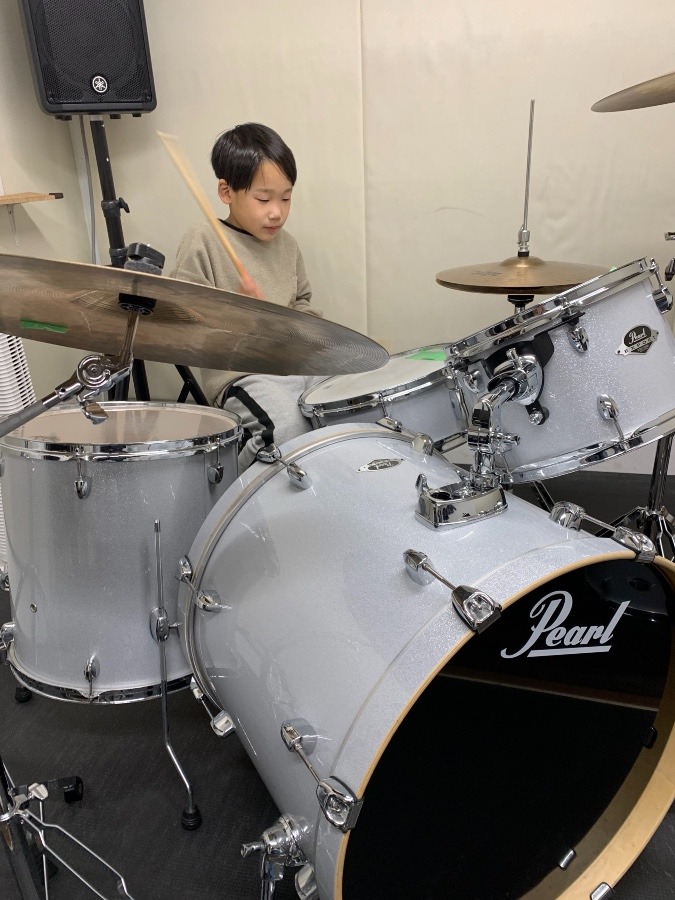 ドラムレッスンの1コマ🥁😊✨