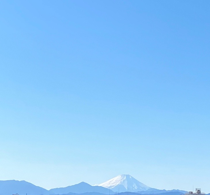 令和四年元旦　霊峰富士の御山