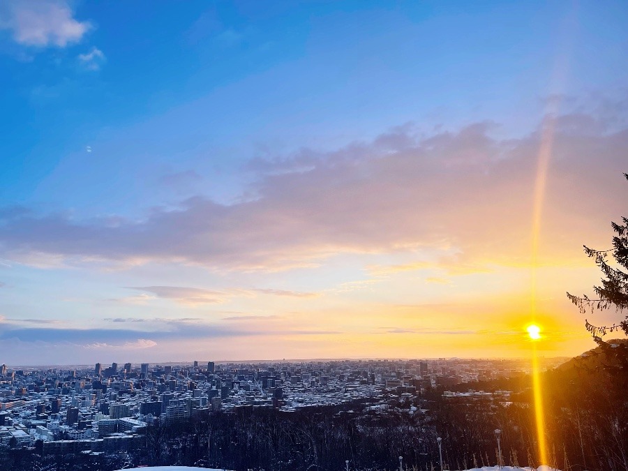 札幌市街の朝