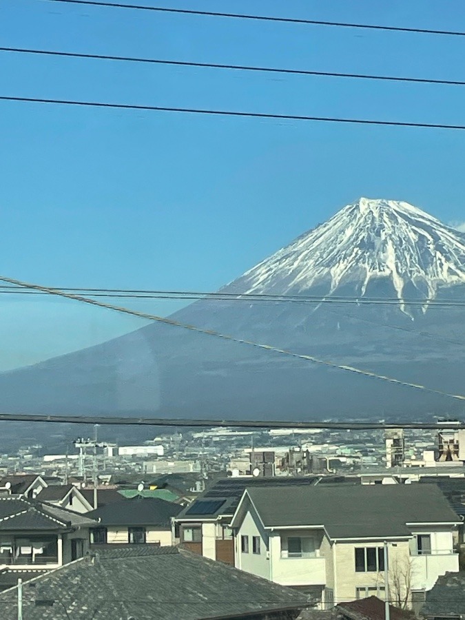 富士山雪化粧