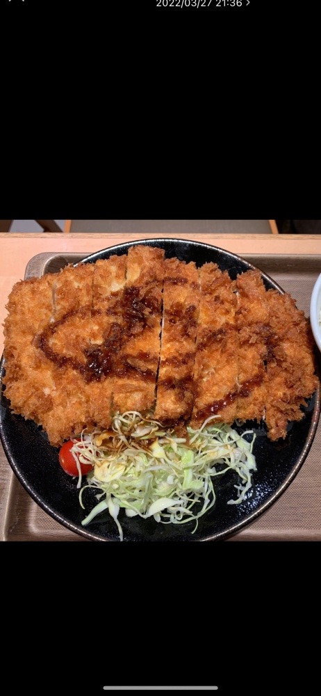 真夜中のチキンカツ定食