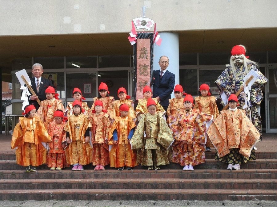 大社幼稚園の吉兆行事がありました。