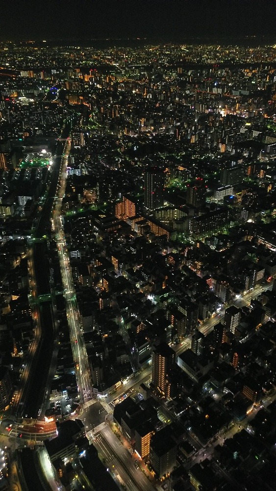 スカイツリーから見た夜景✨