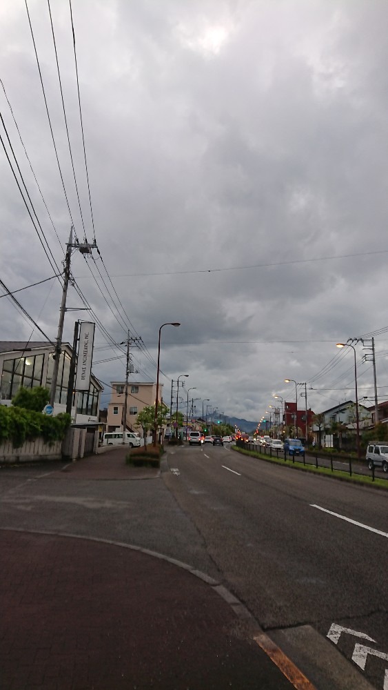 夕方のあきる野の空