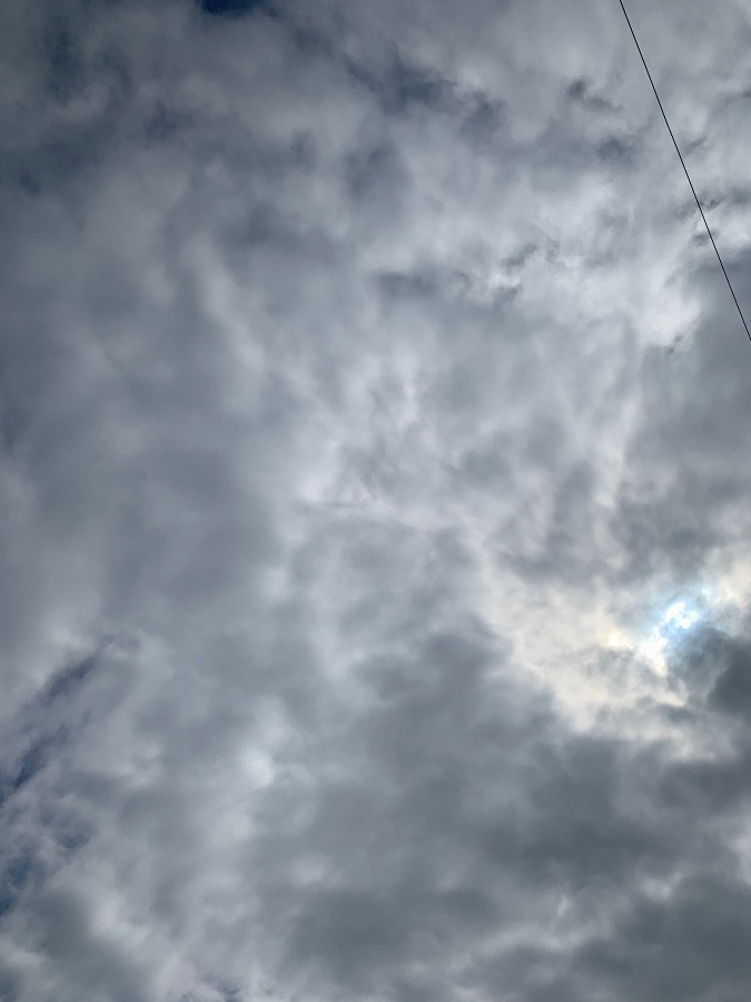 今朝の空　小倉