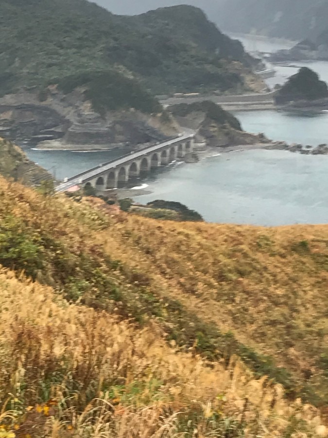 鹿児島県　甑島　鹿の子大橋