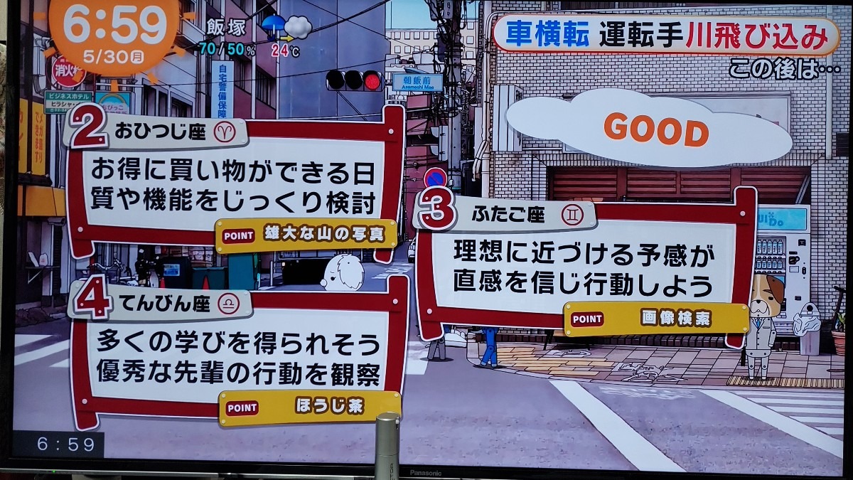 5/30今日の運勢2~4位