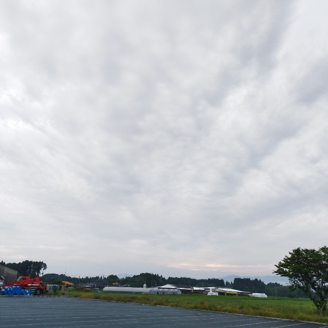 都城市（2022/5/15）　今朝は雲り☁️空です😅