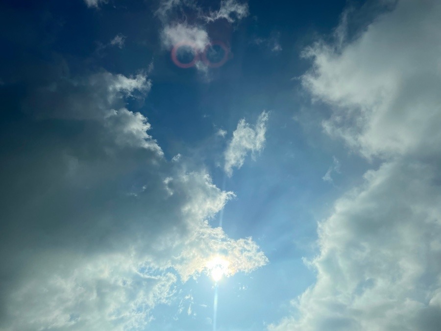 今日の広島の空☺️☺️