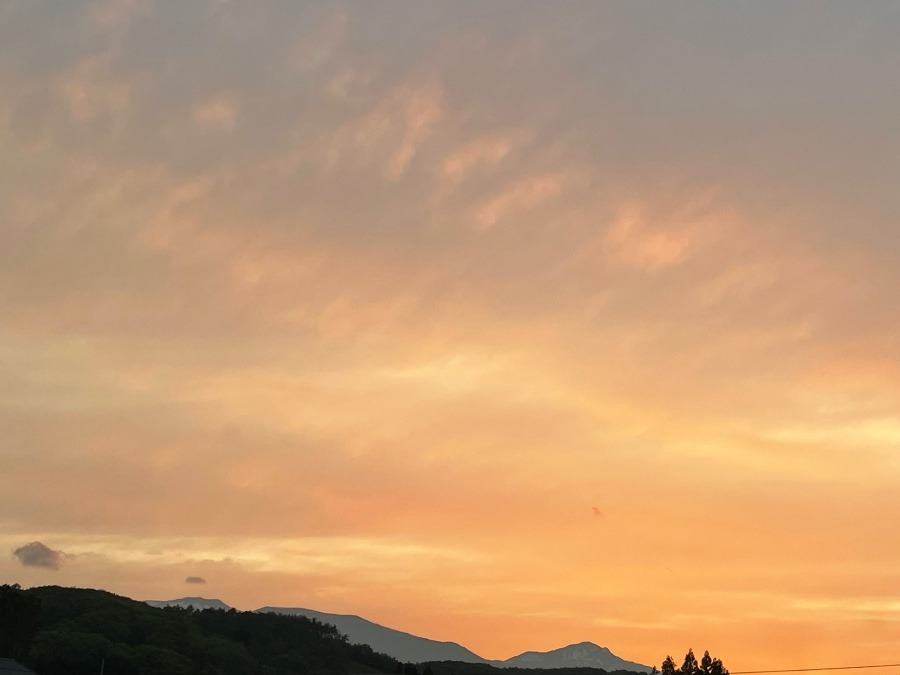 昨日の夕焼け空②