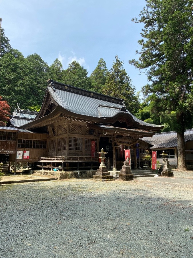 恒例の氏神様への月参り‼️