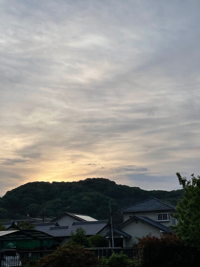 朝の空✨