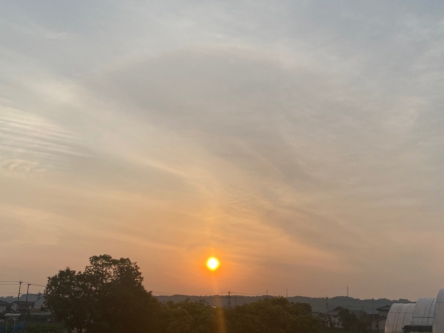 今朝の空