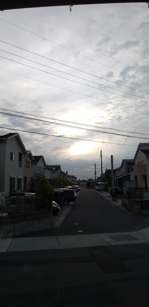 今朝の空　「10」