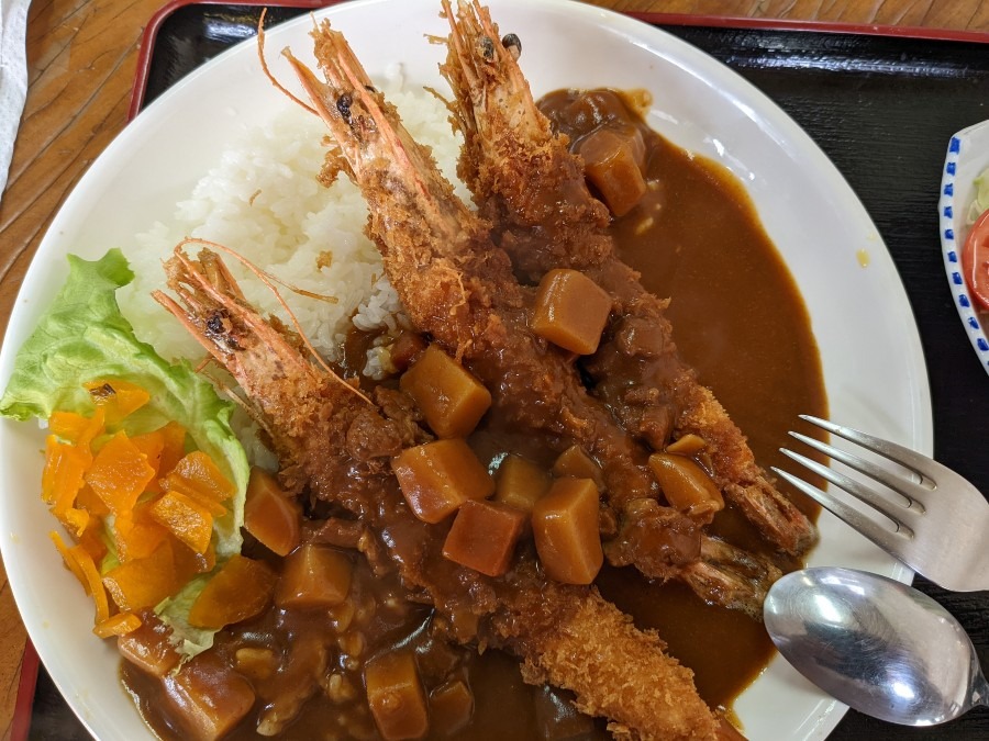 これがエビカレー!