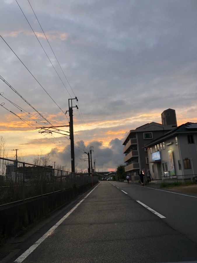 雲がまだたくさん