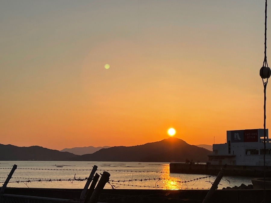 今日の広島の夕やけ🥰