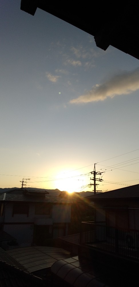 今日の夕空　　「7」