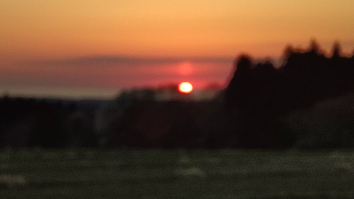 日本海の夕日