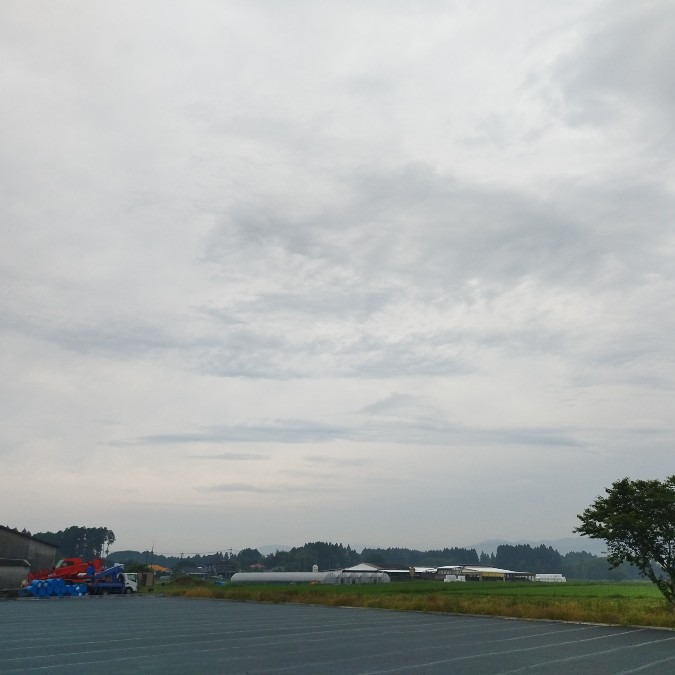 都城市（2022/5/17）　今朝は曇り☁️です❗