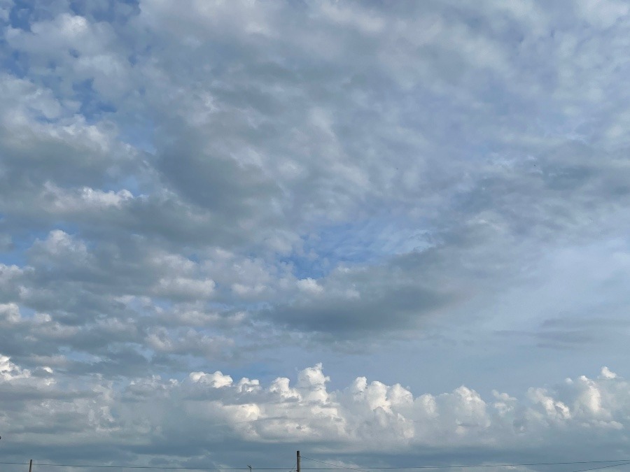 今日の空と雲☁️