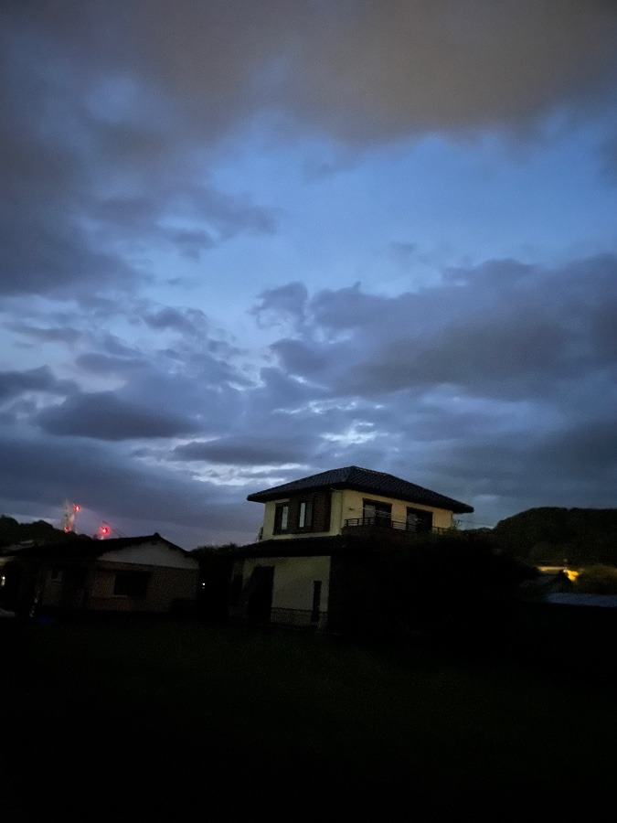 4時の空✨