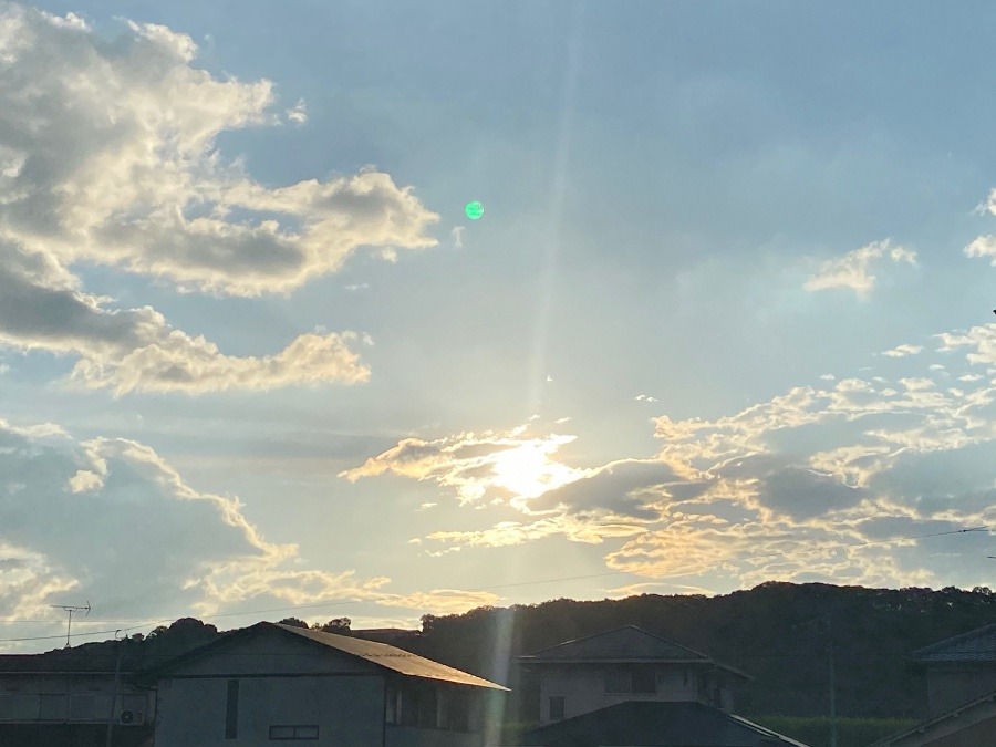 今朝の空