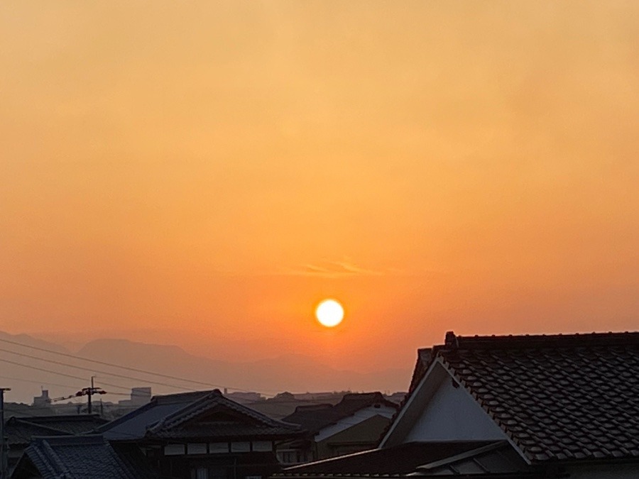 夕日