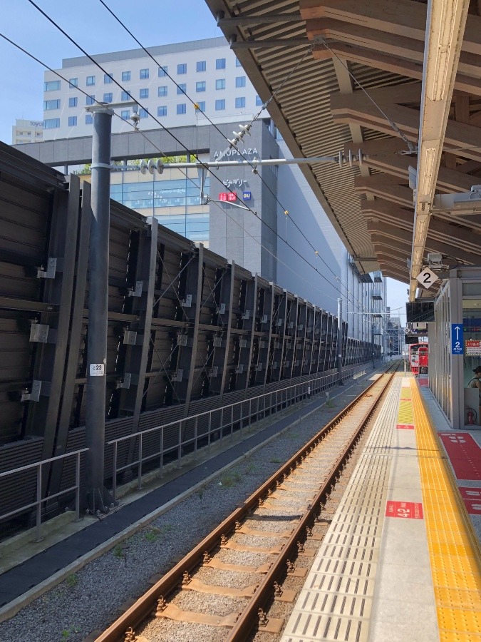 熊本駅八代行き　1番ホーム