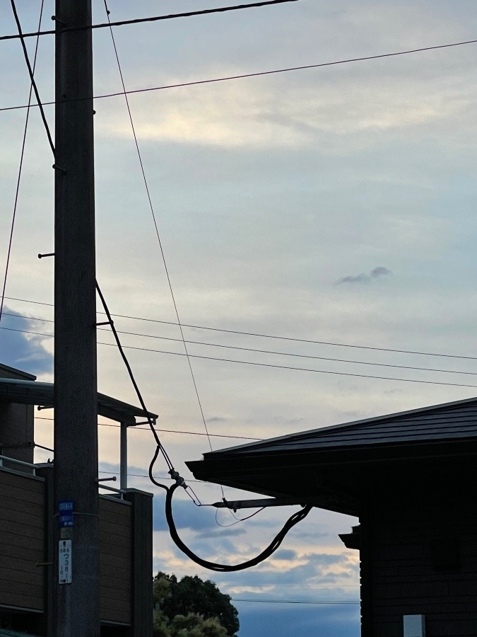 日の出時刻の空