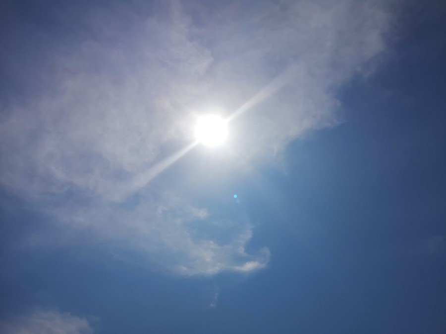 真昼の空✨　平和の森・海浜公園❤️