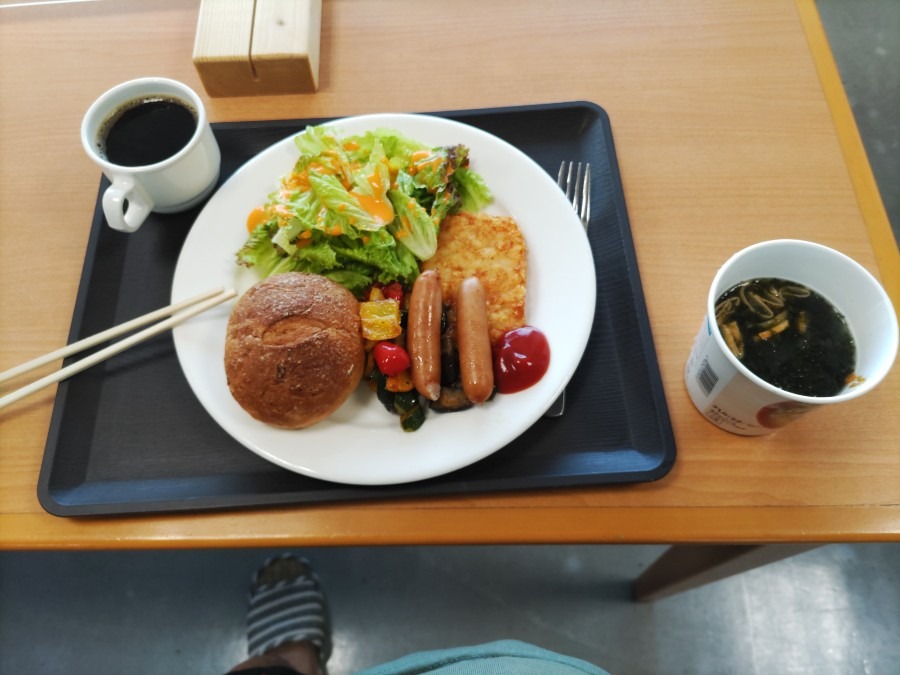 宿の朝食