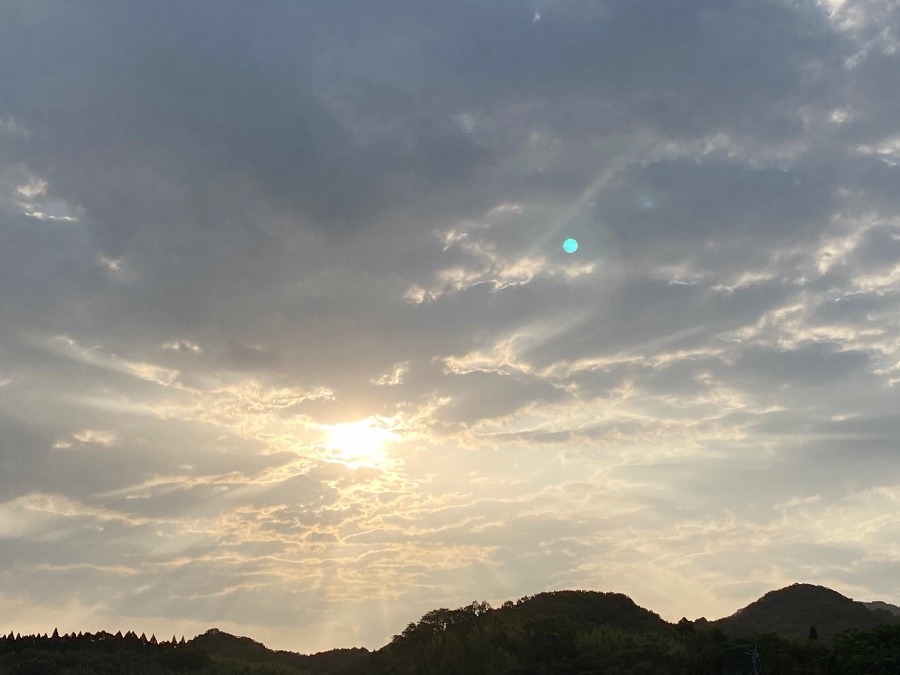 今朝の空