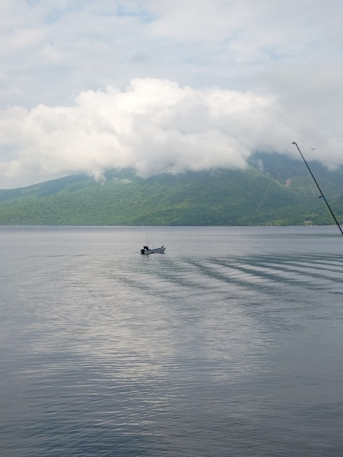 支笏湖チップ釣り