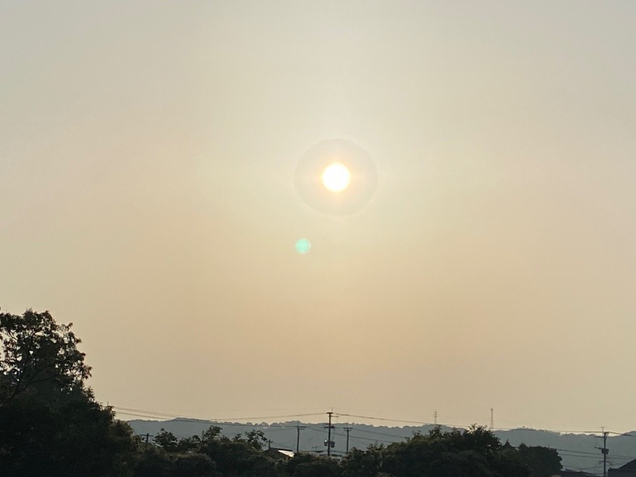 今朝の空　