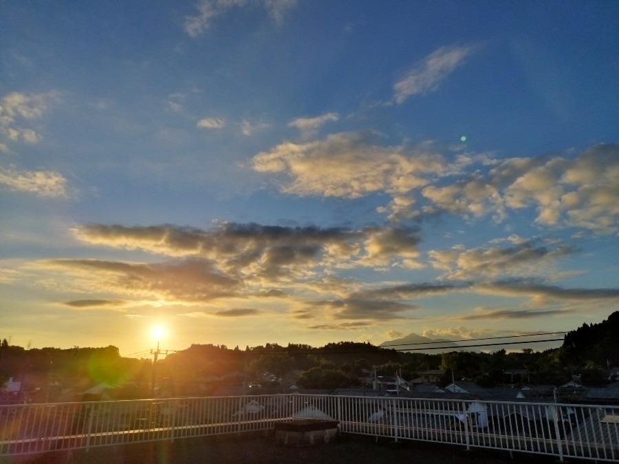 都城市（2022/6/30）今日も夕日が綺麗です🤗 ⤴️