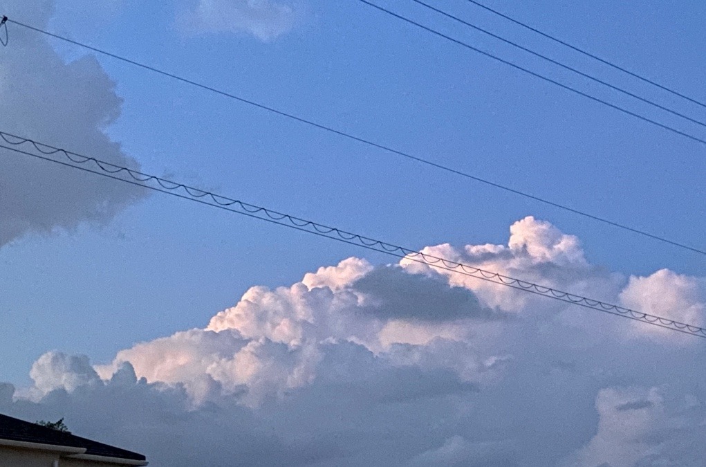 19時30分頃北東の空