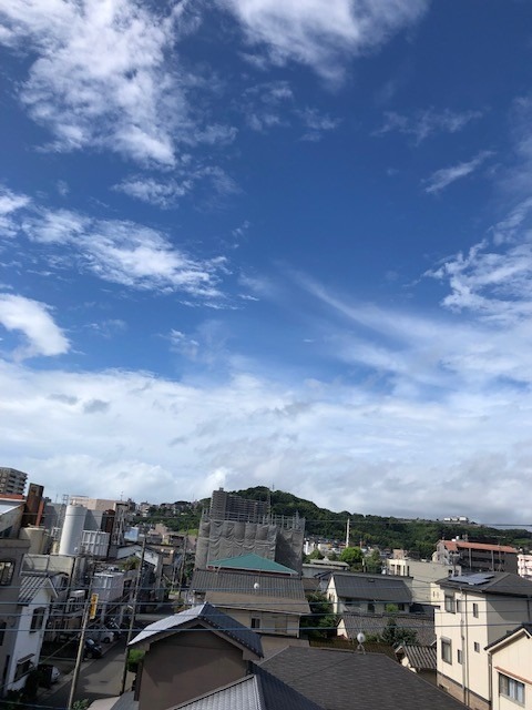 今日の空