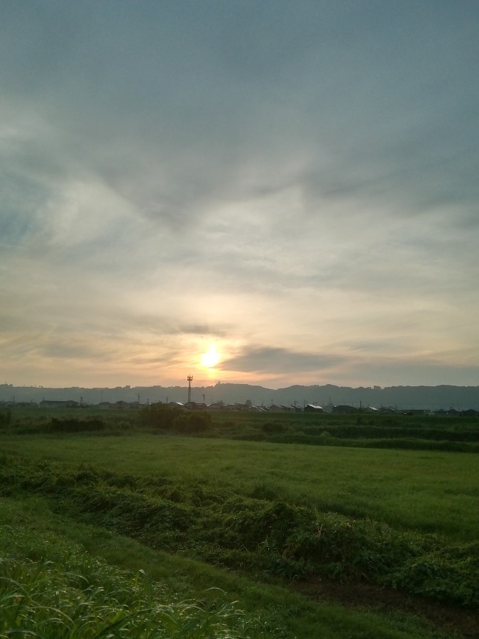 今朝の空