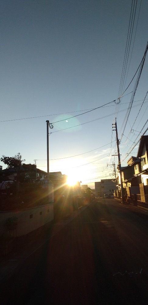 7/28　今朝の空