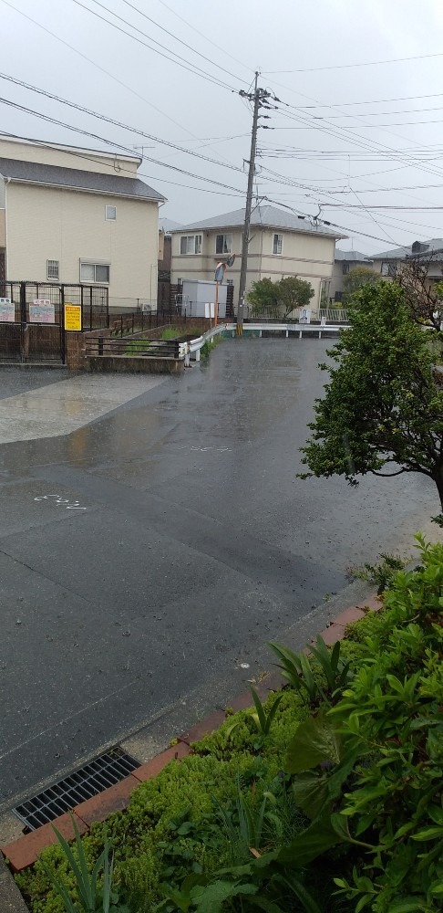 そして雨　雨　雷は音楽　重低音