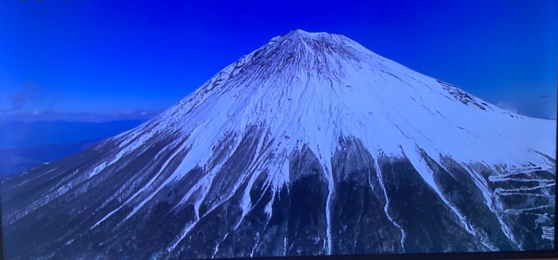 本当に綺麗な山