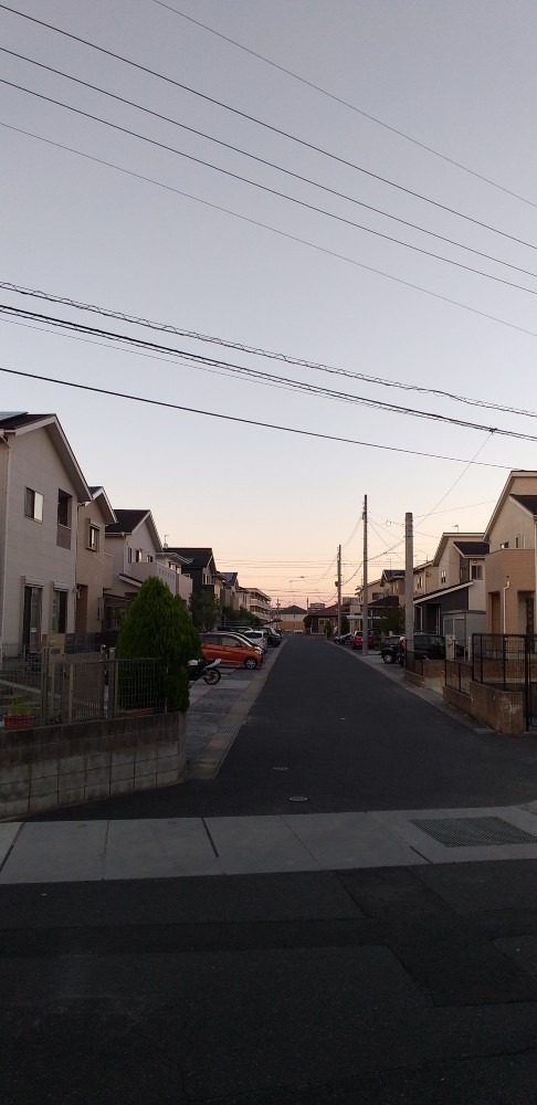 東の空を染めて