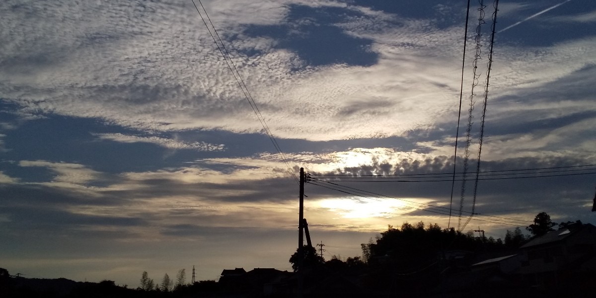 今日の夕日ステキ❗️